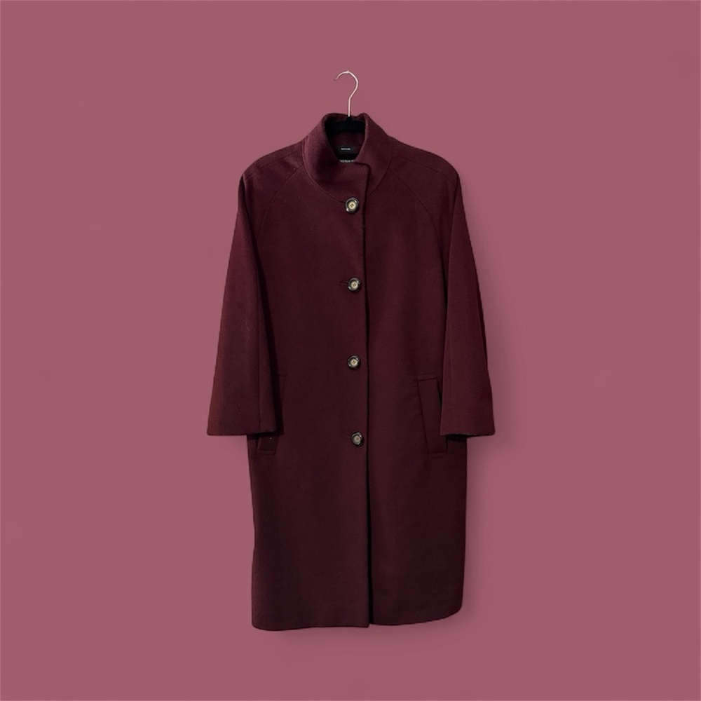 Jones New York Burgundy/Wine Women’s Coat • S/M